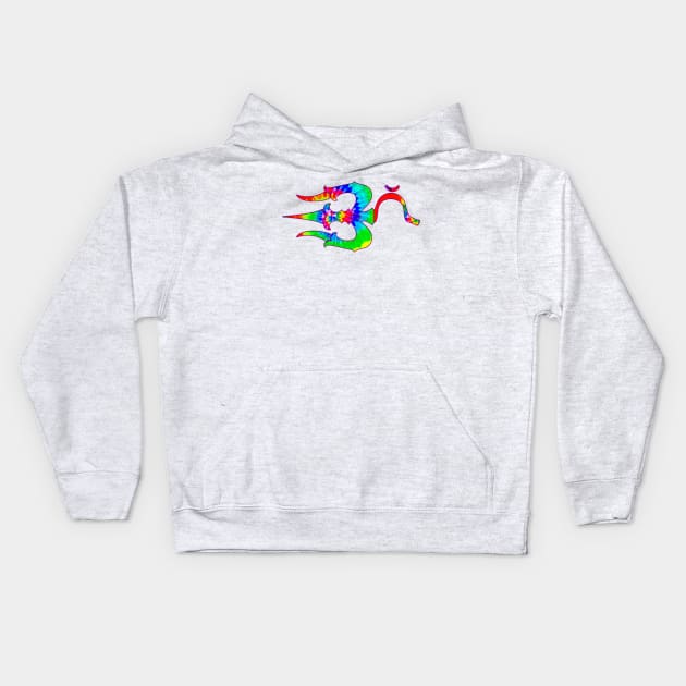 Trishula Om Kids Hoodie by indusdreaming